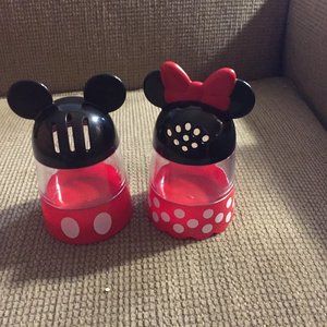 Disney Eats Mickey and Mini Mouse Cheese and Pepper Shaker Set